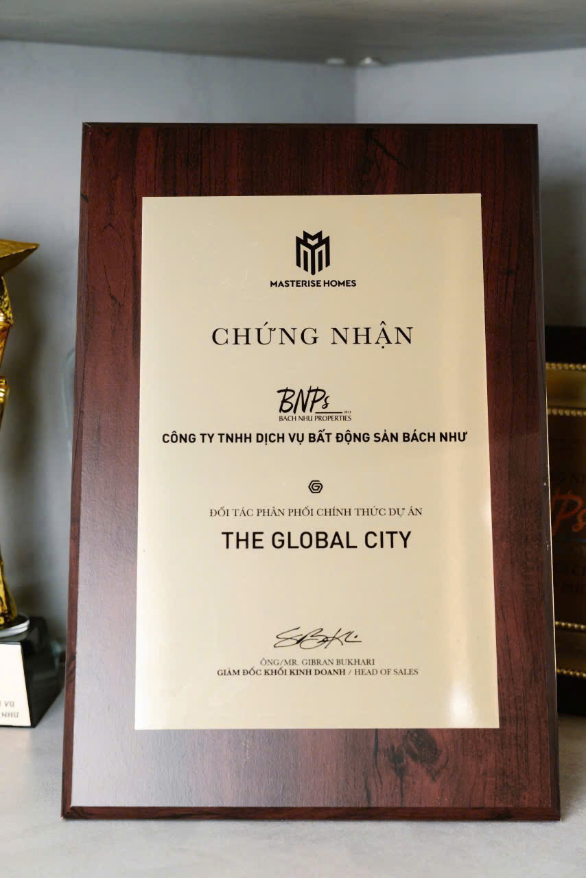 Chứng nhận Masteries Home cho Bách Như Properties