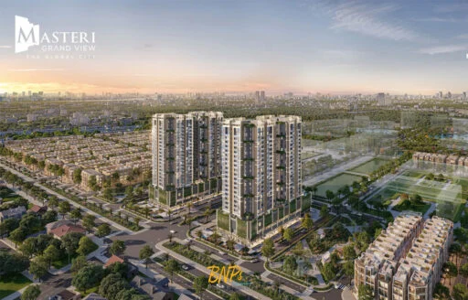 Hình ảnh tổng thể The Global City do BNPs Properti phân phối
