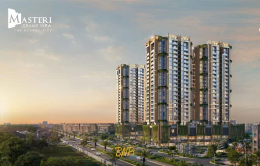 Hình ảnh tổng thể The Global City do BNPs Properti phân phối
