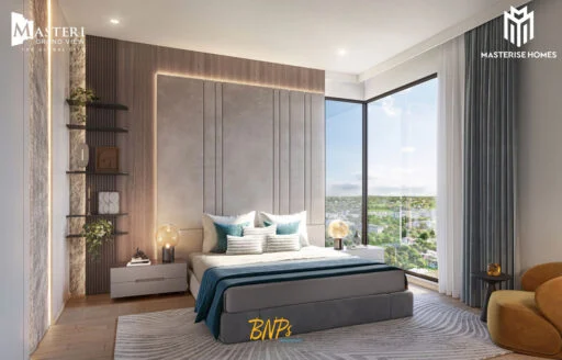 Phối cảnh căn hộ 3 phòng ngu The Global City