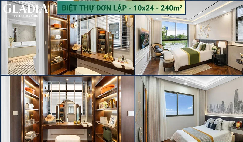 Thiết kế nhà mẫu GLadia By The Waters phân khu The Posh 1