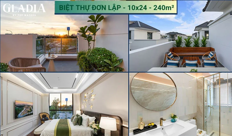 Thiết kế nhà mẫu GLadia By The Waters phân khu The Posh 2