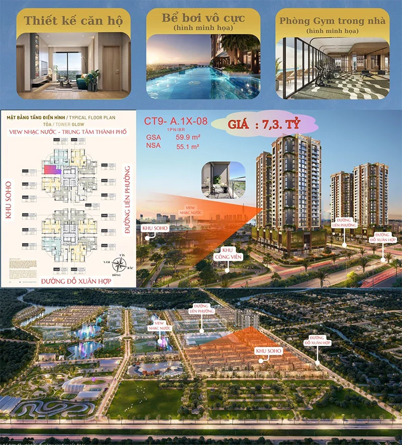 Tiện ích căn hộ Masteri Grand View