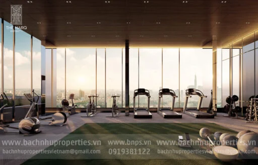 Tiện ích phòng tập Gym The MarQ Quận 1