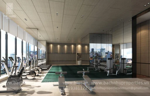 Tiện ích phòng tập Gym The MarQ Quận 1