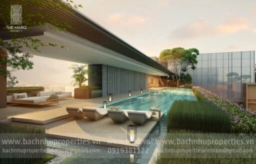 Tiện ích hô bơi The MarQ Quận 1