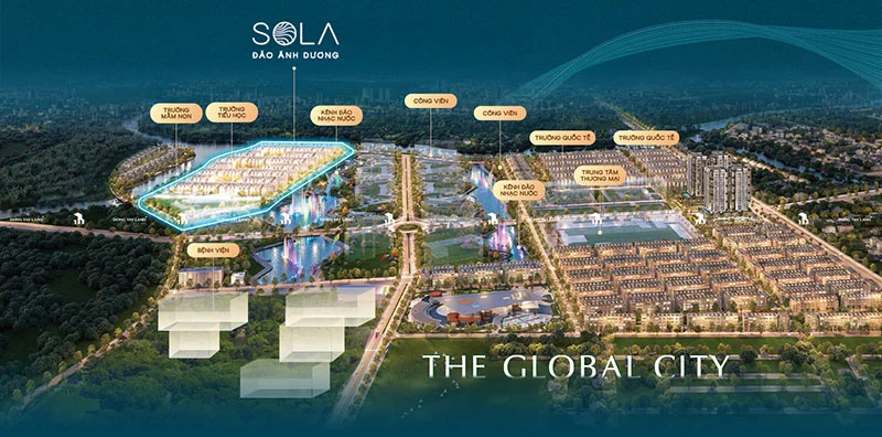 Tiện ích Sola Đảo Ánh Dương The Global City