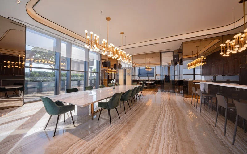 Tiện ích the MarQ nổi bật với phòng tiệc chiêu đãi