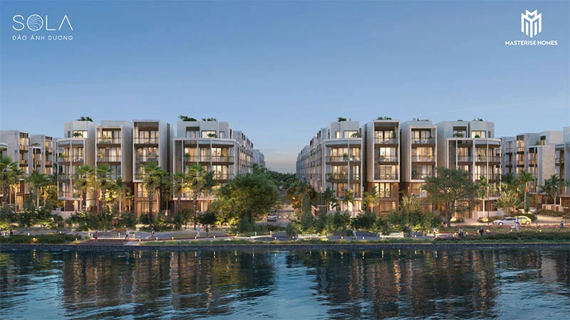 View toàn cảnh sông Rạch Chiếc