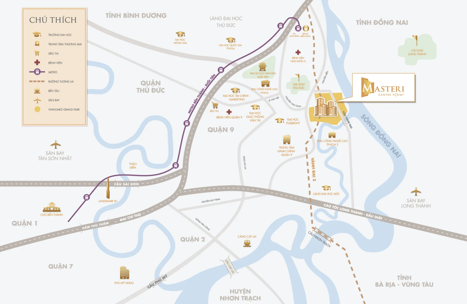 vị trí masteri centre point