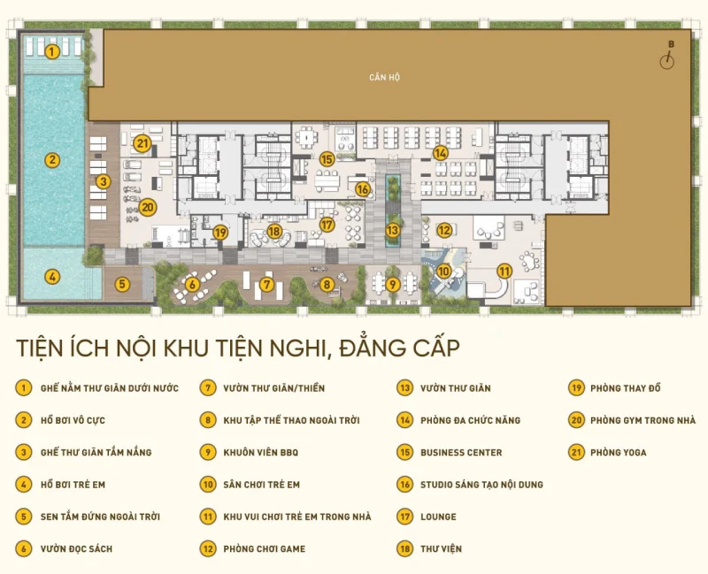 Hệ sinh thái tiện ích Masteri Grand View
