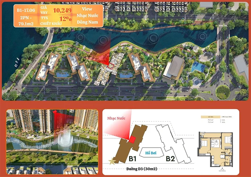 Căn hộ Masteri Park Place giá bao nhiêu