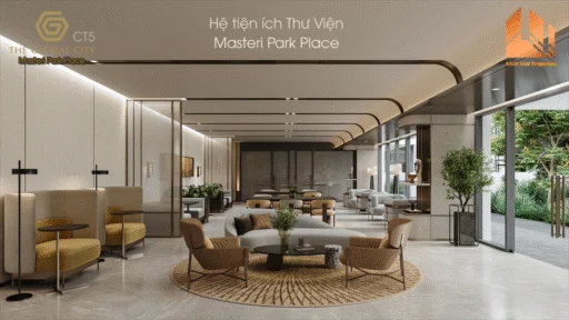 Tiện ích Thư Viện Masteri Park Place Tòa CT5 The Global City