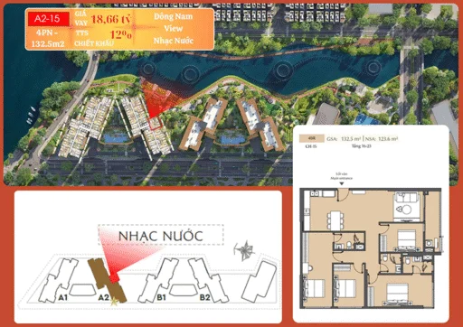 Cập nhật giá bán Tòa A Masteri Park Place 3