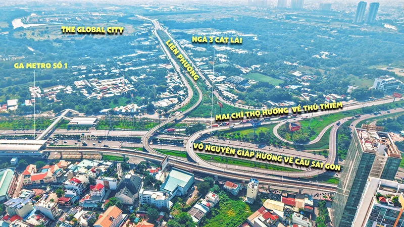 Góc Nhìn Hạ Tầng Tỷ Đô xung Quanh The Global City Quận 2