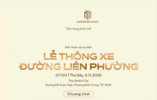 Lễ Thông Xe Đường Liên Phường – Dấu Mốc Hạ Tầng Mở Ra Kỷ Nguyên Mới Cho The Global City