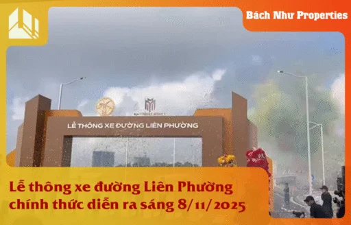 lễ thông xe đường Liên Phường chính thức diễn ra sáng 08112025