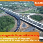 Tiến độ hạ tầng miền Nam cuối năm 2025 Bứt phá mạng lưới