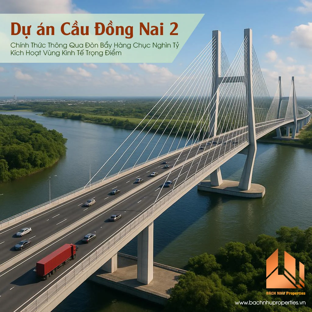 Dự án Cầu Đồng Nai 2: Chính Thức Thông Qua – Đòn Bẩy Hàng Chục Nghìn Tỷ Kích Hoạt Vùng Kinh Tế Trọng Điểm - Bách Như Properties