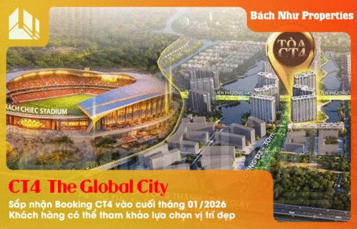 Sắp Nhận Booking CT4 The Global City