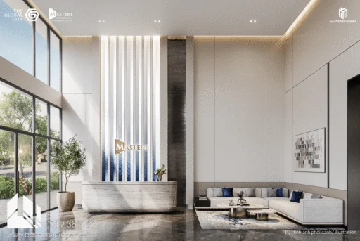tiện ích dự án Masteri Cosmo Central - LOBBY THANG MÁY