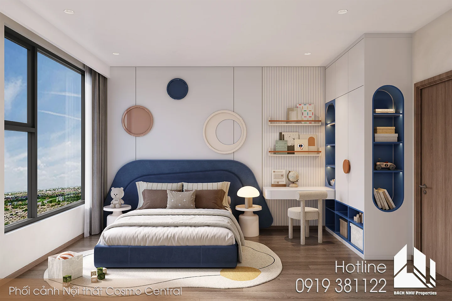 Phối cảnh Nội Thất Cosmo Central Global City tại Bách Như Properties