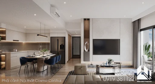 Phối cảnh Nội Thất Cosmo Central