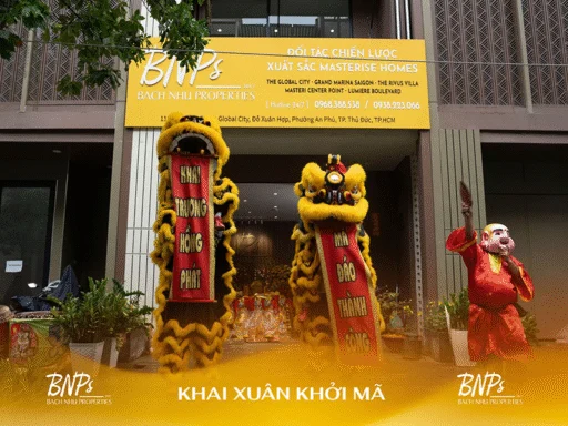 Lễ khai trương đầu năm Bách Như Properties.