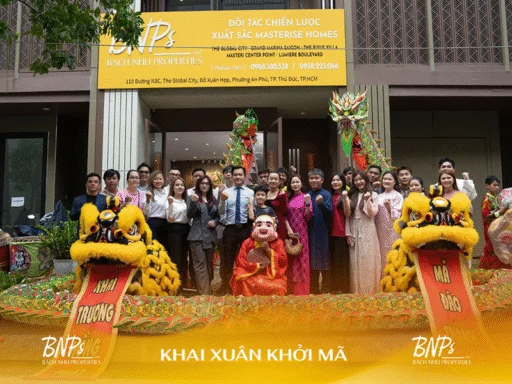 Lễ khai trương đầu năm Bách Như Properties.