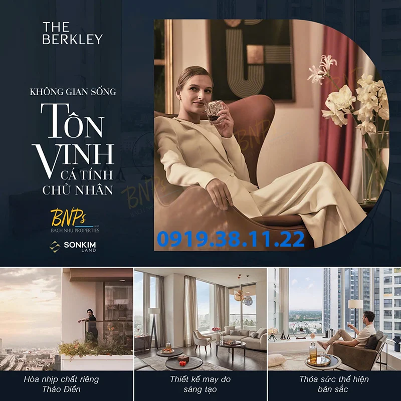 85 căn hộ độc bản The Berkley Thảo Điền - Bách Như Properties - BNPs
