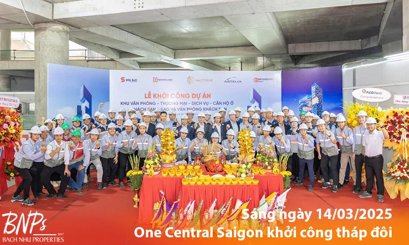 One Central Saigon khởi công tháp đôi - Bách Như Properties - BNPs
