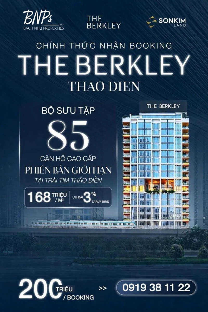Timeline triển khai dự án The Berkley - Bách Như Properties - BNPs