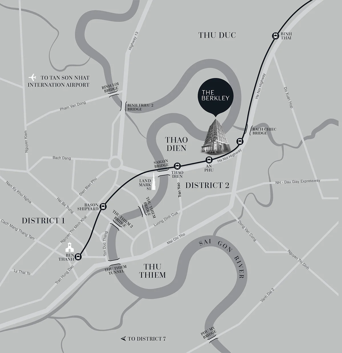 VỊ TRÍ CHIẾN LƯỢC – ĐÓN SÓNG METRO SỐ 1