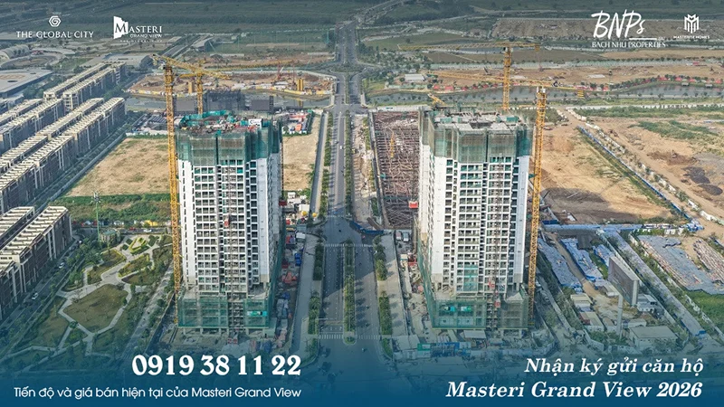 Nhận ký gửi căn hộ Masteri Grand View 2026 - Bách Như Properties BNPs