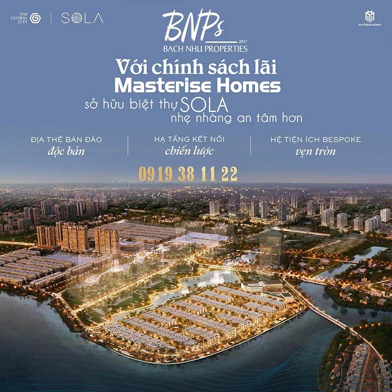 Chính sách lãi suất cố định của Masterise Home - sở hữu sola nhẹ nhàng hơn - Bách Như Properties - BNPs