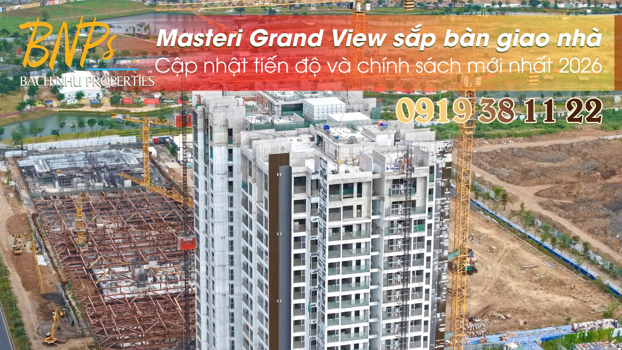 Masteri Grand View sắp bàn giao nhà: Cập nhật tiến độ và chính sách mới nhất 2026