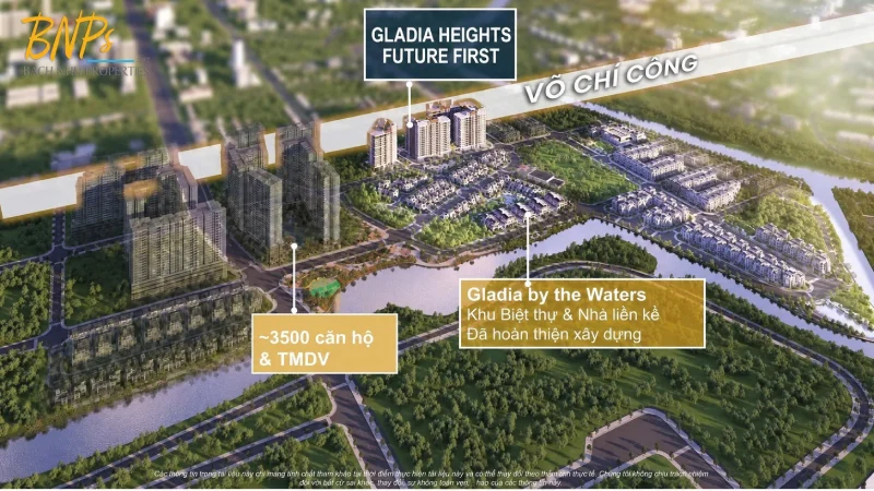 Cập nhật thông tin dự án Gladia Heights Future Firts - Bách Như Properties - BNPs