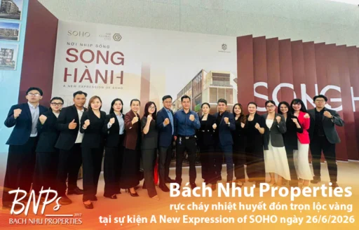 Bách Như Properties rực cháy nhiệt huyết đón trọn lộc vàng tại sự kiện A New Expression of SOHO - BNPs