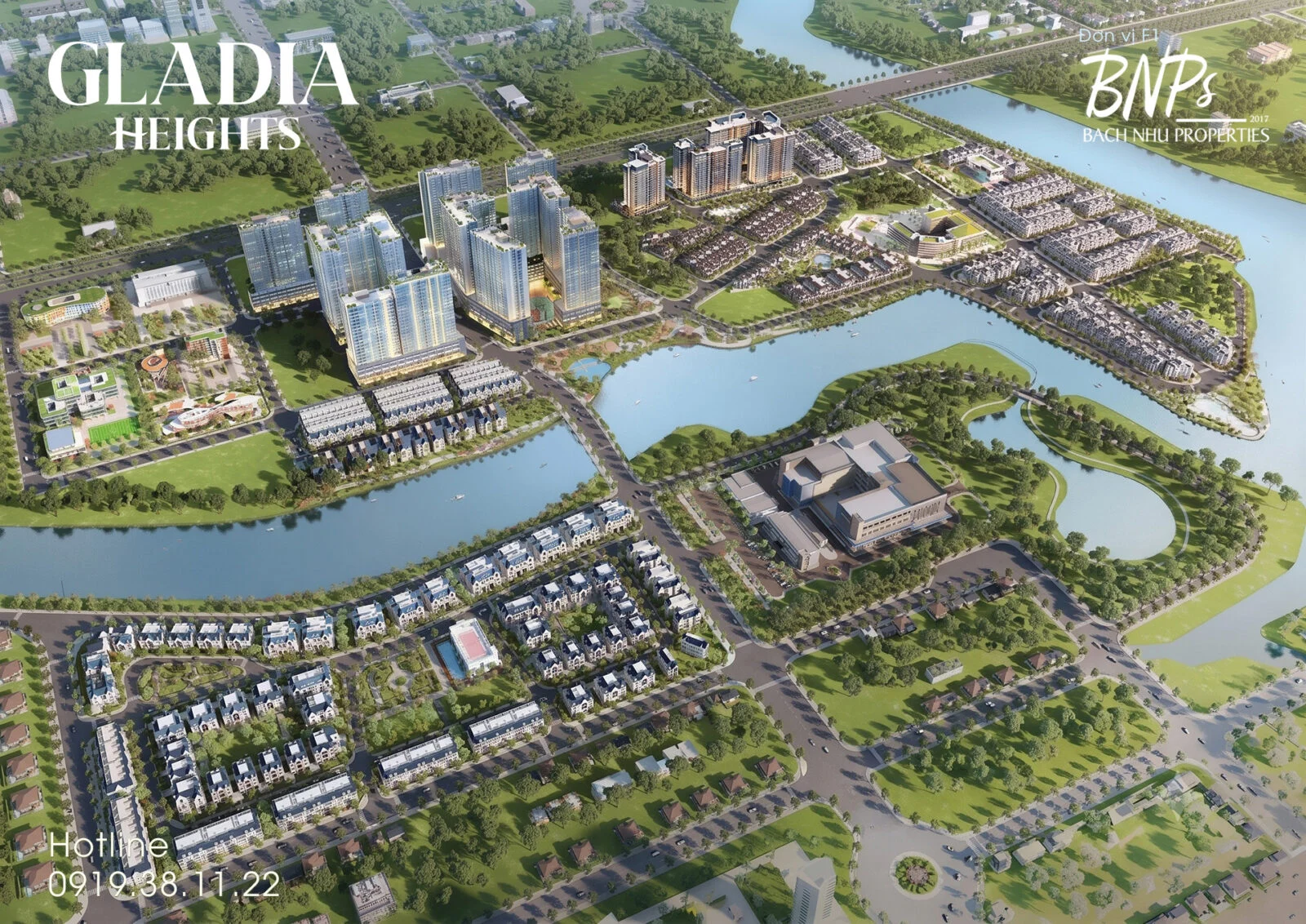 Thiết kế chi tiết phân khu Gladia Heights giai đoạn 1 - Bách Như Properties