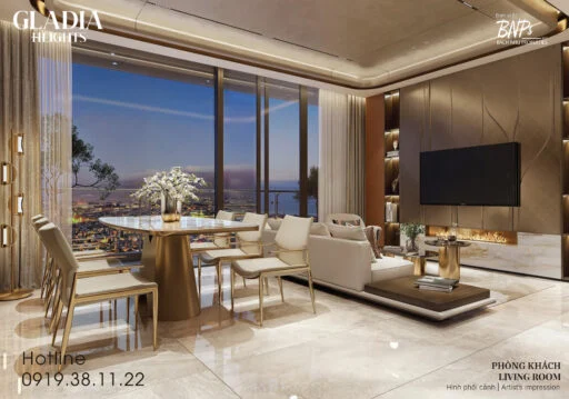Hình phối cảnh 3D Gladia Heights Khang Điền