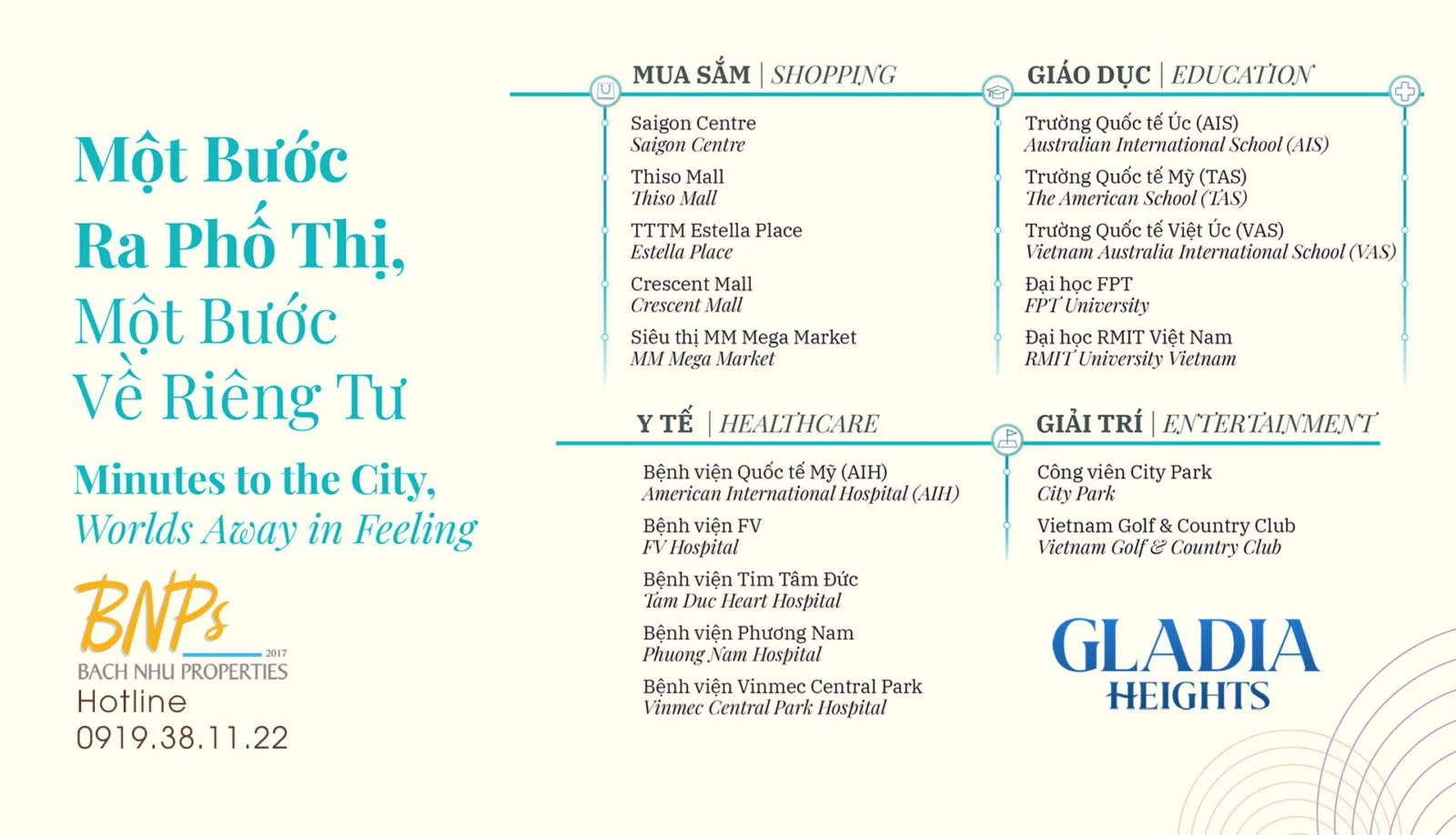 Tiện Ích Đẳng Cấp Thượng Lưu tại Gladia Heights – Chuẩn Sống Xanh Đích Thực