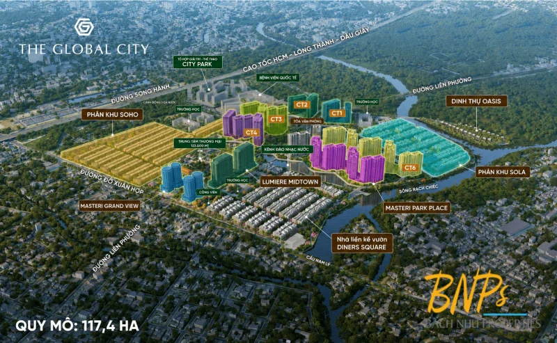 Hệ thống tiện ích The Global City 2026 - Bách Như Properties - BNPs