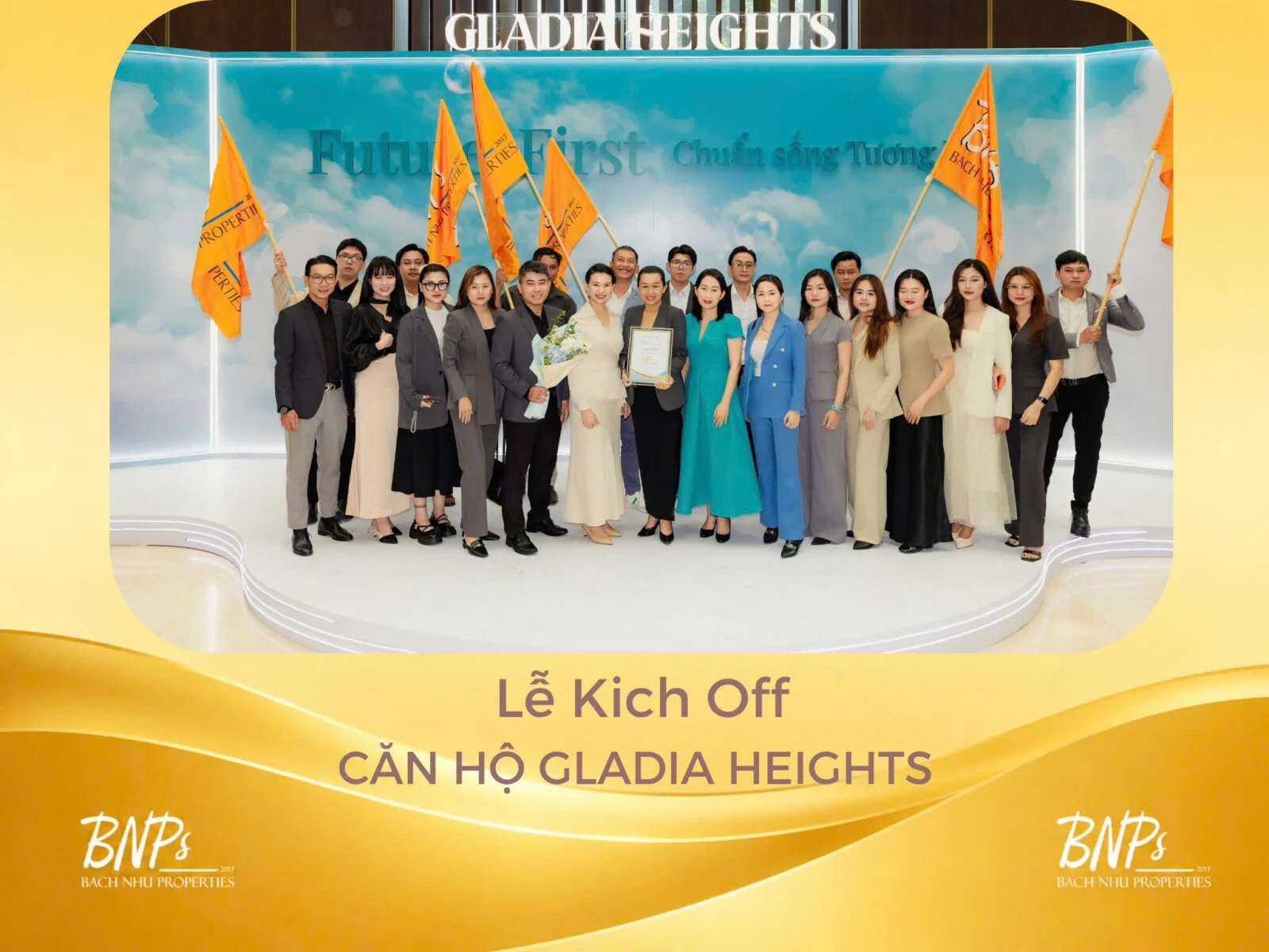 Bách Như Properties bùng nổ khí thế tại lễ Kickoff Gladia Heights Khang Điền