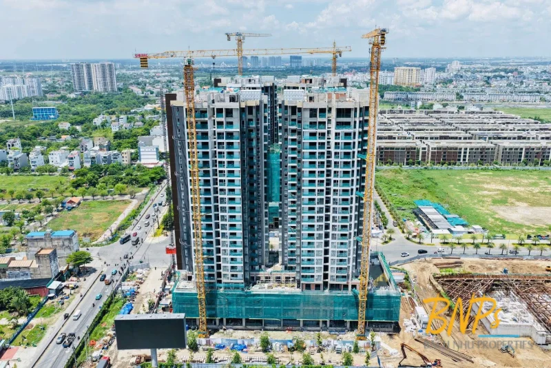 Tiến Độ Thi Công Mới Nhất Của Căn Hộ Cao Tầng Đầu Tiên Tại The Global City - Bách Như Properties - BNPs