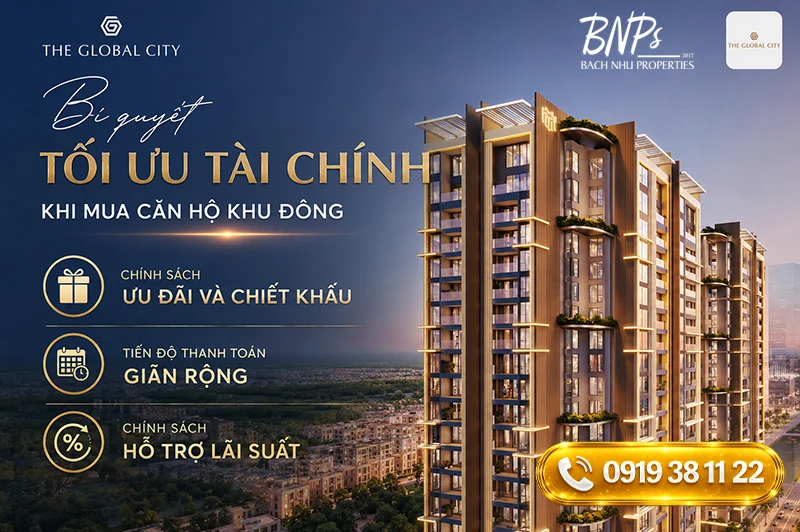 Cùng Bách Như Properties - BNPs khám phá Bí quyết tối ưu tài chính khi mua căn hộ khu Đông