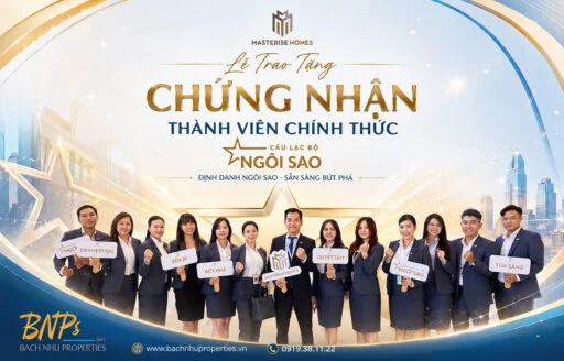 BÁCH NHƯ PROPERTIES TRỞ THÀNH THÀNH VIÊN "CÂU LẠC BỘ NGÔI SAO" CỦA MASTERISE HOMES