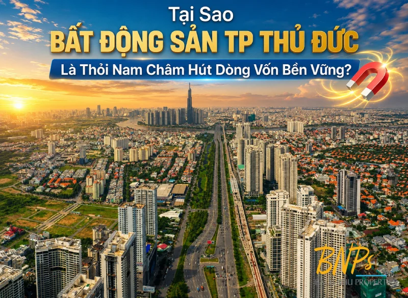 Tại Sao Bất Động Sản TP Thủ Đức Là Thỏi Nam Châm Hút Dòng Vốn Bền Vững? - Bách Như Properties - BNPs
