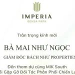 Bách Như Properties Imperia Sensa Park – Đối Tác Phân Phối Chiến Lược Đồng Hành Cùng MIK Group - BNP's