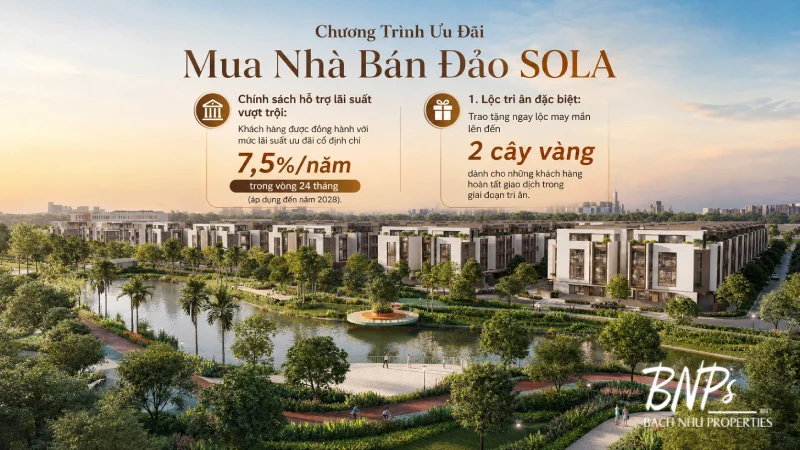 Thông Tin Chi Tiết Chương Trình Ưu Đãi Mua Nhà Bán Đảo SOLA