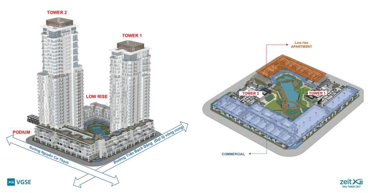 Mặt Bằng Dự Án Thủ Thiêm Zeit River: Đẳng Cấp Cánh Hoa Độc Bản